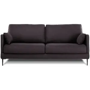 MAISON AUBERTIN Canapé Tissu Droit Gris Foncé Splendido - 2 Places TU pas cher