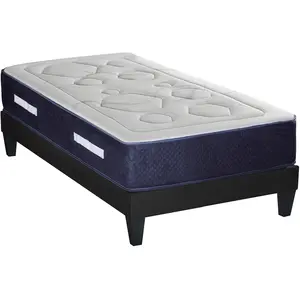 MAISON AUBERTIN Ensemble Matelas à Ressorts ensachés et Sommier en kit 90x200