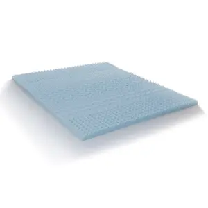 OLYMPE LITERIE Surmatelas  160x200 cm  Mémoire de forme avec gel thermorégulateur pas cher
