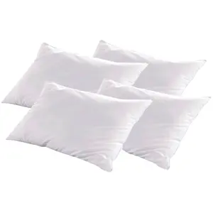 Comparateur de prix : Non communiqué Bellecour - Lot de 4 oreillers alaska - fibres creuses polyester - mi-ferme - 50 x 70 cm