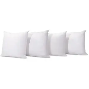 Comparateur de prix : Non communiqué Olympe - Lot de 4 oreillers natura - duvet & plumes - mi-fermes - 60 x 60 cm