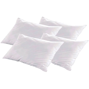 Comparateur de prix : Olympe Literie Hypsom - 4 Oreillers Natura à Duvet & Plumes blancs - 45x70 cm 45x70 cm