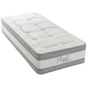 Matelas en mousse à mémoire de forme soutien mi-ferme blanc 90x190 cm pas cher