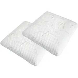 Comparateur de prix : Olympe Literie - Lot de 2 oreillers 60x60 cm MDF - Mousse avec Mémoire de forme