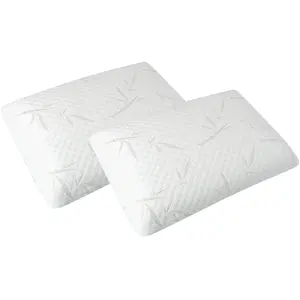 Comparateur de prix : Olympe Literie - Lot de 2 oreillers 40x60 cm SERENITE - Mousse avec Mémoire de forme