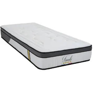 BELLECOUR LITERIE - Matelas TIVOLI 90x200 cm - Mousse avec mémoire de forme pas cher