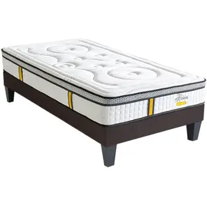 Comparateur de prix : BELLECOUR LITERIE - Ensemble REINA 2.0 180x200 cm - Matelas Ressorts ensachés + Sommier Bois