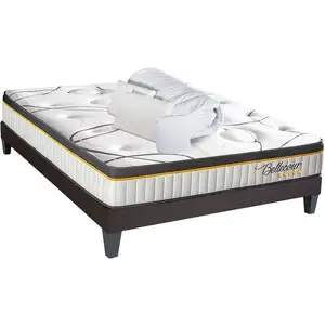 Comparateur de prix : Bellecour Pack  160x200 cm  Matelas Ressorts + Sommier + Accessoires