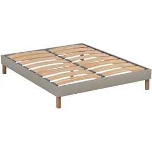 Comparateur de prix : Sommier à lattes en bois Lino 180x200 cm Coloris Beige Livré en kit