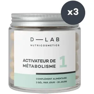 Complément alimentaire perte de poids Activateur de métabolisme - 3 mois                                - D-LAB Nutricosmetics