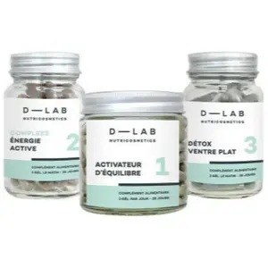 Comparateur de prix : D-LAB Nutricosmetics Programme Ventre Plat 1 Mois