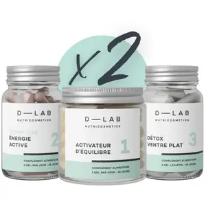 D-Lab Programme Ventre Plat 2 Mois - Le Ventre, Notre 2ème Cerveau pas cher