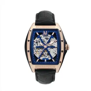 Montre Homme Tonneau Bleu MOW412 Montignac pas cher