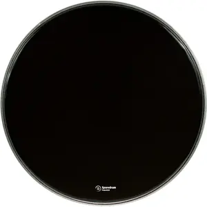Sparedrum 22'' Powerkick Dark Black - 1 Pli + Muffler - 10 Mil Peaux grosse caisse pas cher
