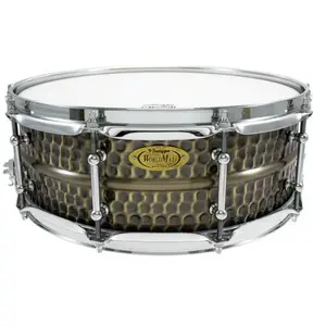 Comparateur de prix : WorldMax 14x5 inch Hammered Brass Shell caisse claire en laiton