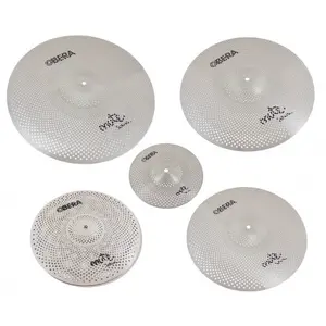 Obera Cymbals Set 5 Cymbales Silencieuces Mute - 14" 16" 18&...