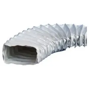 Gaine en PVC rectangulaire renforcée 200 x 130 mm, 3 m - ø127 / 70 mm Strulik pas cher