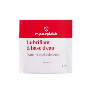 espaceplaisir Lubrifiant eau Nature 4 mlVendu parespaceplaisir