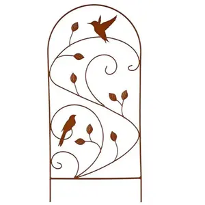 Treillage Déco Oiseaux 25x1x58cm pas cher