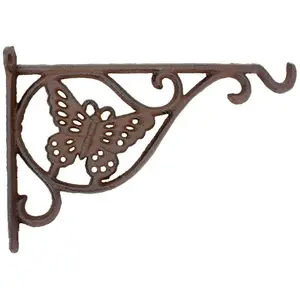 Potence papillon fonte marron patiné 25x4x17cmVendu paramazon
