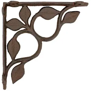 Potence murale en fonte marron patiné 18x4x18cmVendu paramazon