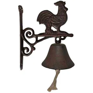 La Grande Prairie Cloche Carillon Fonte Coq 19 X 10 X 17 CmVendu parcdiscount