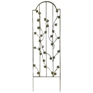 Treillage Jardin Fer Feuilles 50x156cm pas cher