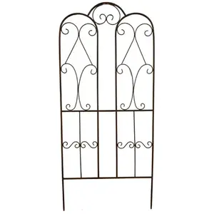 Treillage Jardin Fer Cathédrale 50x110cm