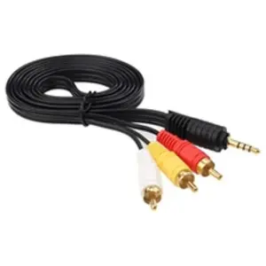 Comparateur de prix : Câble Audio et Vidéo 1, 5 m - Jack 3.5mm vers 3 RCA mâles - Connectez ...