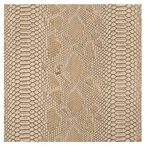 Simili-cuir effet peau de reptile Comodo(...) - Crotale Marron