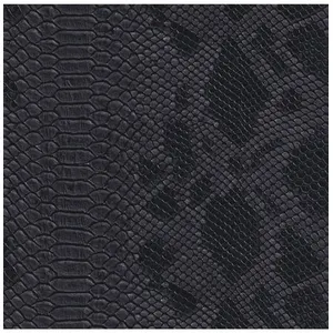 GENERIQUE Simili-cuir effet peau de reptile Comodo(...) - Noir