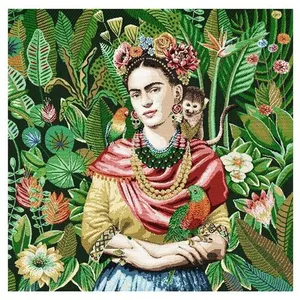 GENERIQUE Tissu carré jacquard 48cm x 48cm Carmen(...) - 95 Vert