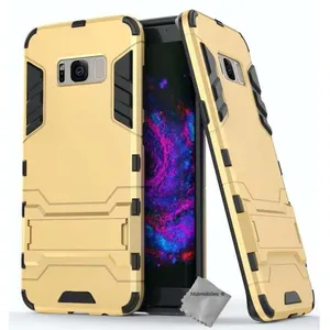 Htdmobiles Coque rigide anti choc pour Samsung G955F Galaxy S8 Plus + film ecran - OR pas cher