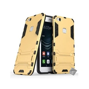 Htdmobiles Housse etui coque rigide anti choc pour Huawei P10 Lite avec verre trempe - OR pas cher