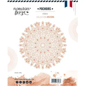 Florilèges Design Pochoir Mandala en points pas cher
