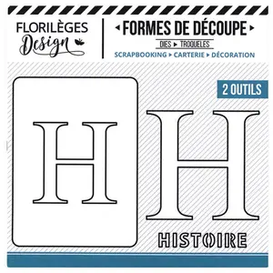 Florilèges Design Die Set Lettre H pas cher