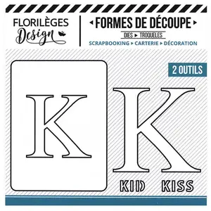 Florilèges Design Die Set Lettre K pas cher