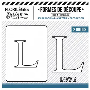 Florilèges Design Die Set Lettre L pas cher