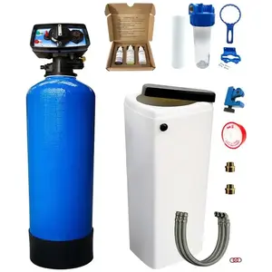 TOODO Adoucisseur d'eau bi-bloc 14L Fleck 5600 Chronométrique Mécaniqu... pas cher