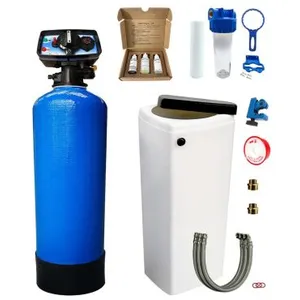 TOODO Adoucisseur d'eau bi bloc 16L fleck 5600 chrono mecanique complet pas cher