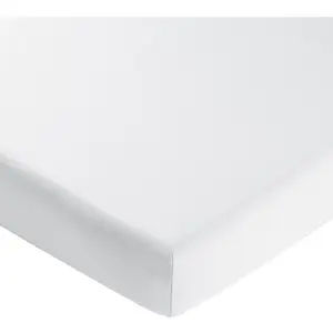 Becquet Drap housse lin lavé LAUREAT blanc