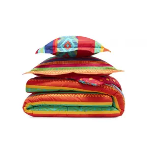 Becquet Housse de couette motifs ethniques - Multicolore pas cher