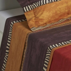 Becquet Drap rayures zèbre - Multicolore pas cher