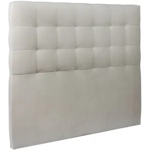 Comparateur de prix : Prestige Literie Tete de lit Capitonnée Velours Gris clair L 200 cm - Ep 10 cm rembourré