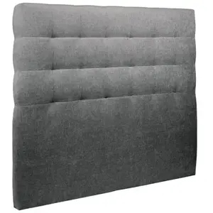 Comparateur de prix : Prestige Literie Tete de lit Capitonnée Tissu Gris anthracite L 180 cm - Ep 10 cm rembourré