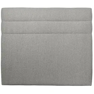 Comparateur de prix : Tete de lit Lignes Bouclette Gris L 180 cm - Ep 10 cm rembourré