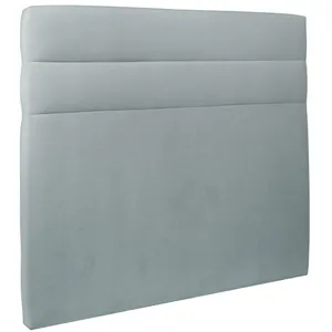 Comparateur de prix : Sommeil de plomb Tete de lit Lignes Velours Bleu - Ep 10 cm rembourré Prestige Literie