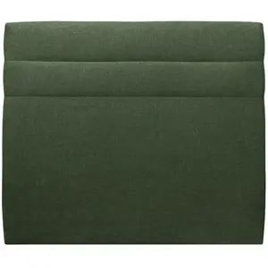 Tete de lit Lignes Tissu Beige clair - Ep 10 cm rembourré Prestige Literie