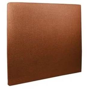 Prestige Literie Tête de lit Tapissée Bouclette Terracotta L 140 cm - Ep 10 cm rembourré - Tête de lit design en bois massif