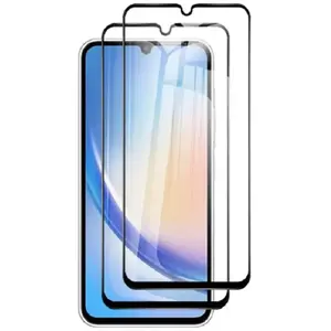 HQSELECTION 2 Verre Trempé Pour Samsung Galaxy A34 5G  .Vitre Protection d'écran Noir - Anti Rayures Ultra Résistant Dureté 9HVendu parcdiscount